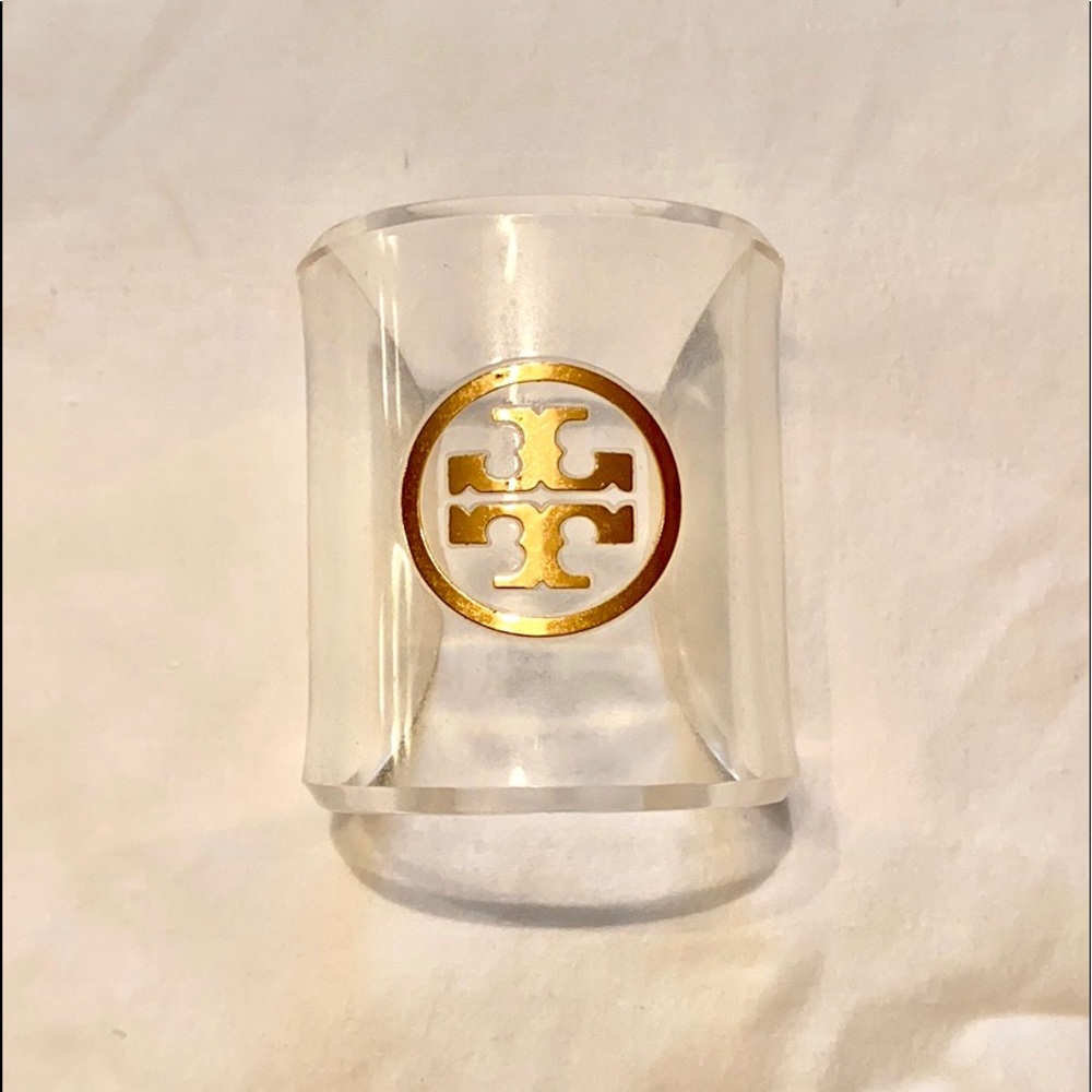 Tory Burch lucite cuff bracelet